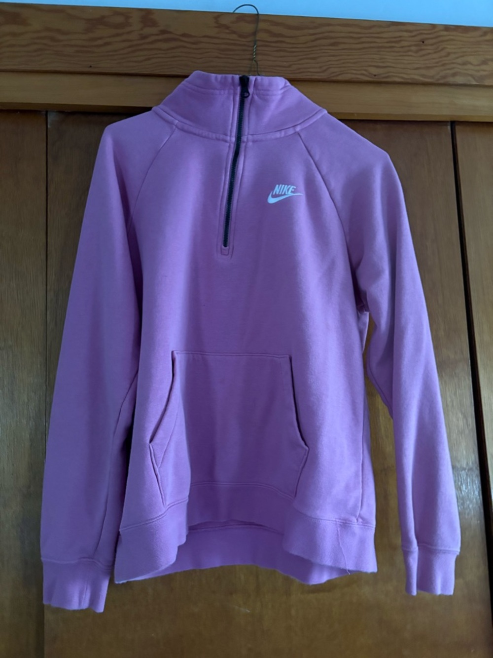 Nike Lavender-Pink Half-Zip Pullover